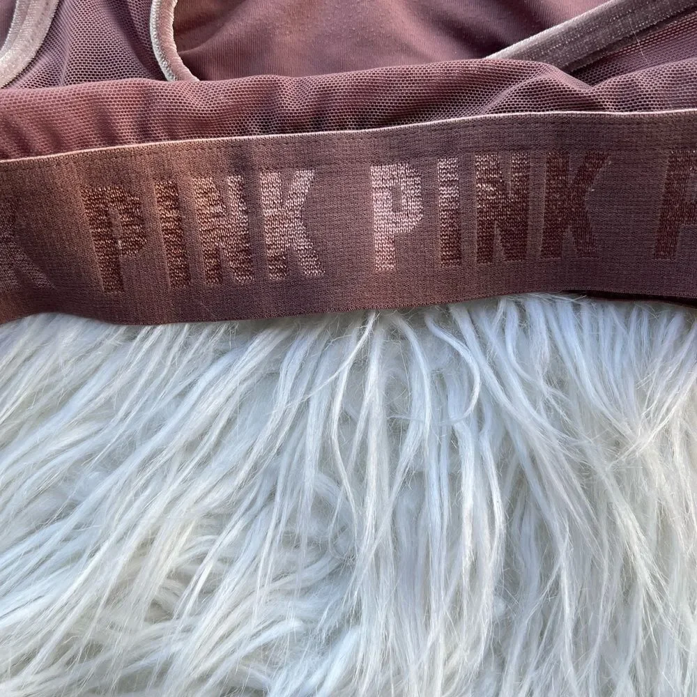 Victoria’s Secret 💫PINK sport bralette sports bra velvet 💫small